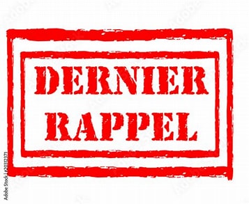 DERNIER RAPPEL